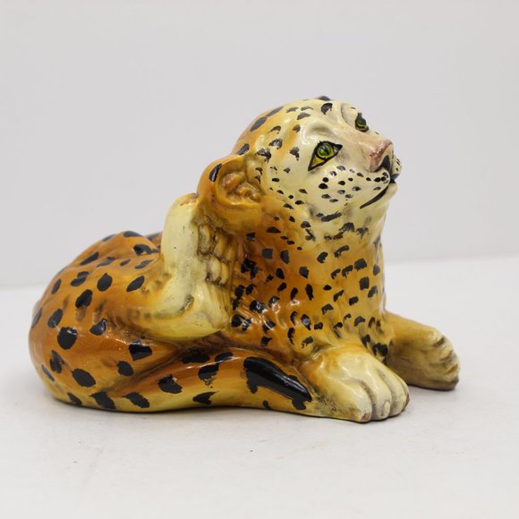 Vintage MCM Leopard Cub Figurine Sculpture Portugal - Picture 3 of 10